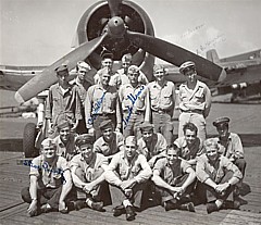VF-6 Maintenance Crew in U.S.S. Intrepid (CV-11) at Majoro - February 1944
