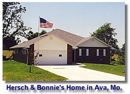 Hersch and Bonnie's current home in Ava, Missouri